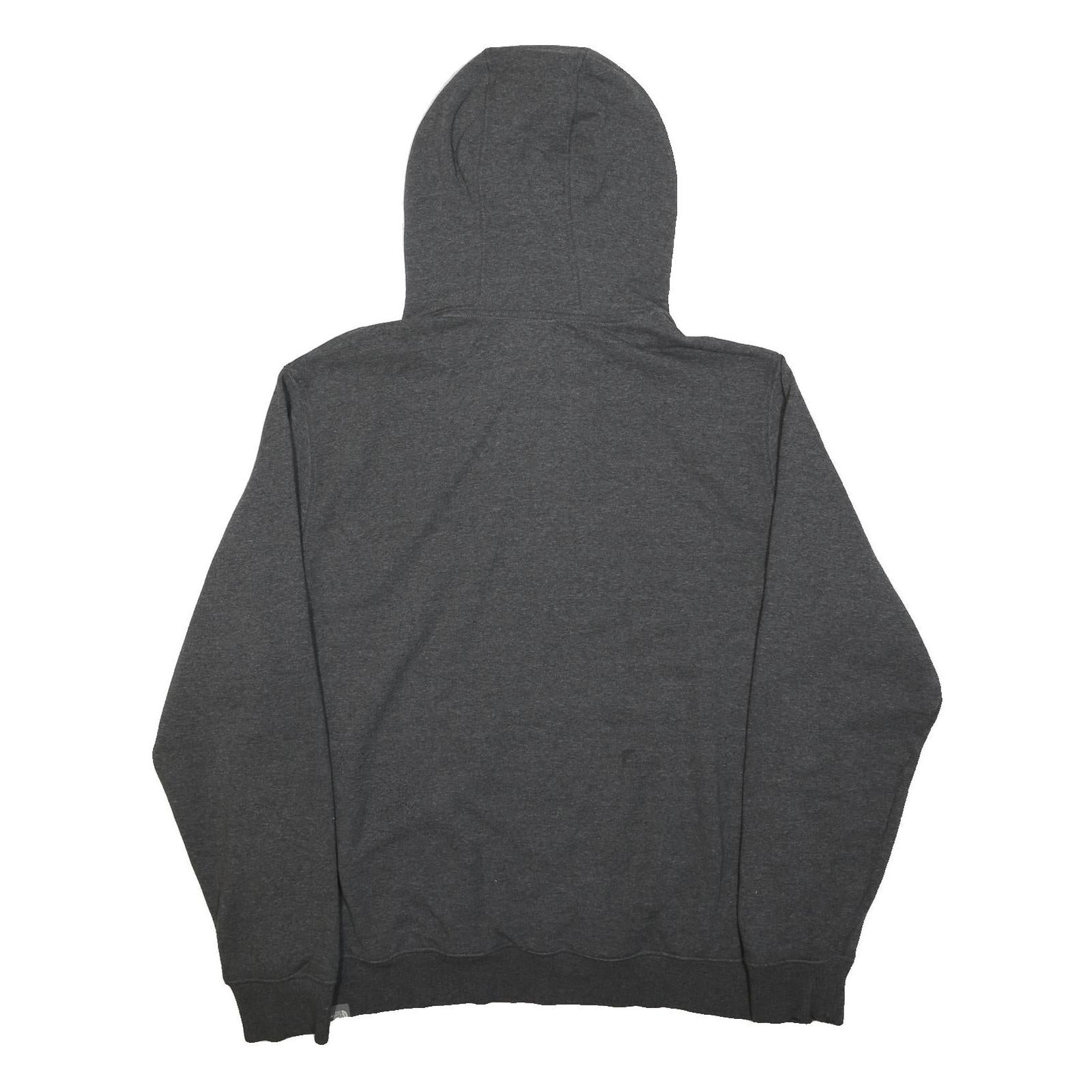 THE NORTH FACE Mens Grey Hoodie 2XL Cotton Blend Pullover Drawstring Hood