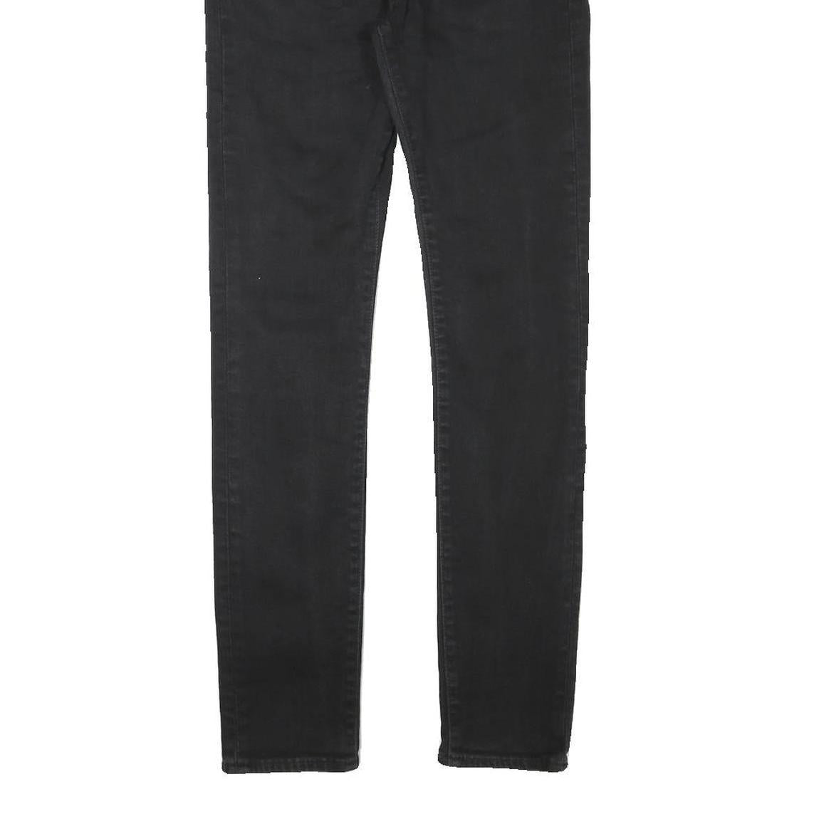 LEVI'S Mens Jeans Black Slim Skinny Denim W28 L29 Zip Cotton Blend