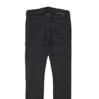LEVI'S Mens Jeans Black Slim Skinny Denim W28 L29 Zip Cotton Blend