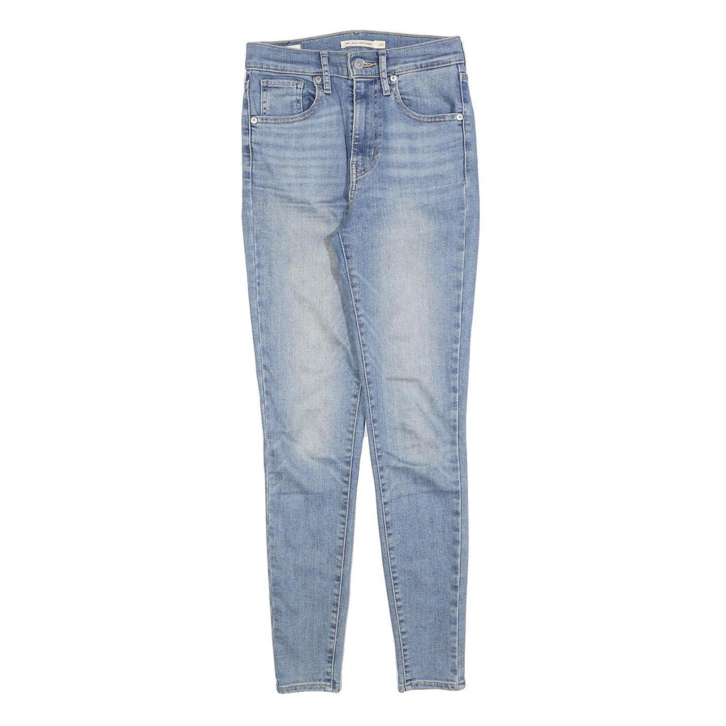 LEVI'S Womens Blue Slim Skinny Denim Light W25 L28 Jeans Stretch Cotton