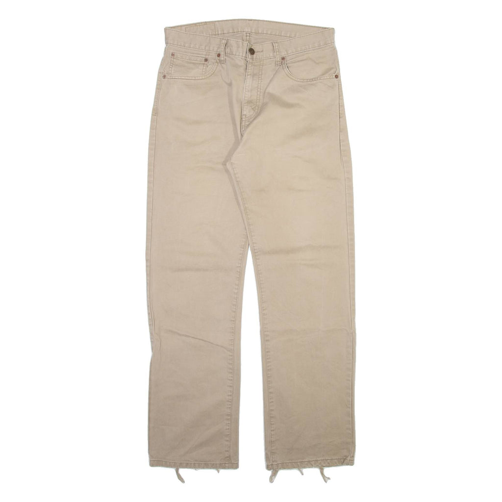 LEVI'S 751 Mens Trousers Beige Regular Straight W33 L32