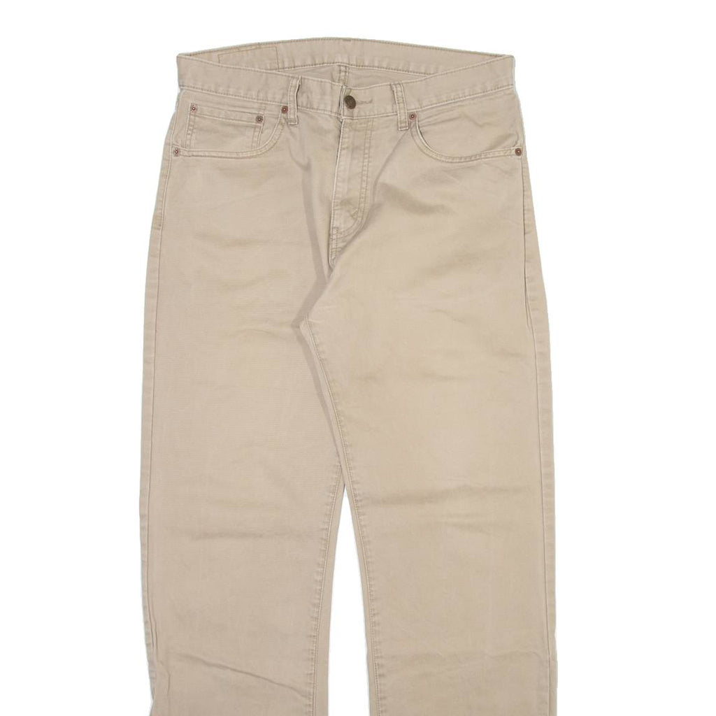 LEVI'S 751 Mens Trousers Beige Regular Straight W33 L32