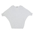 PHASE EIGHT Womens Grey Wool Blend Batwing Sleeve Round Neck Top S Elegant