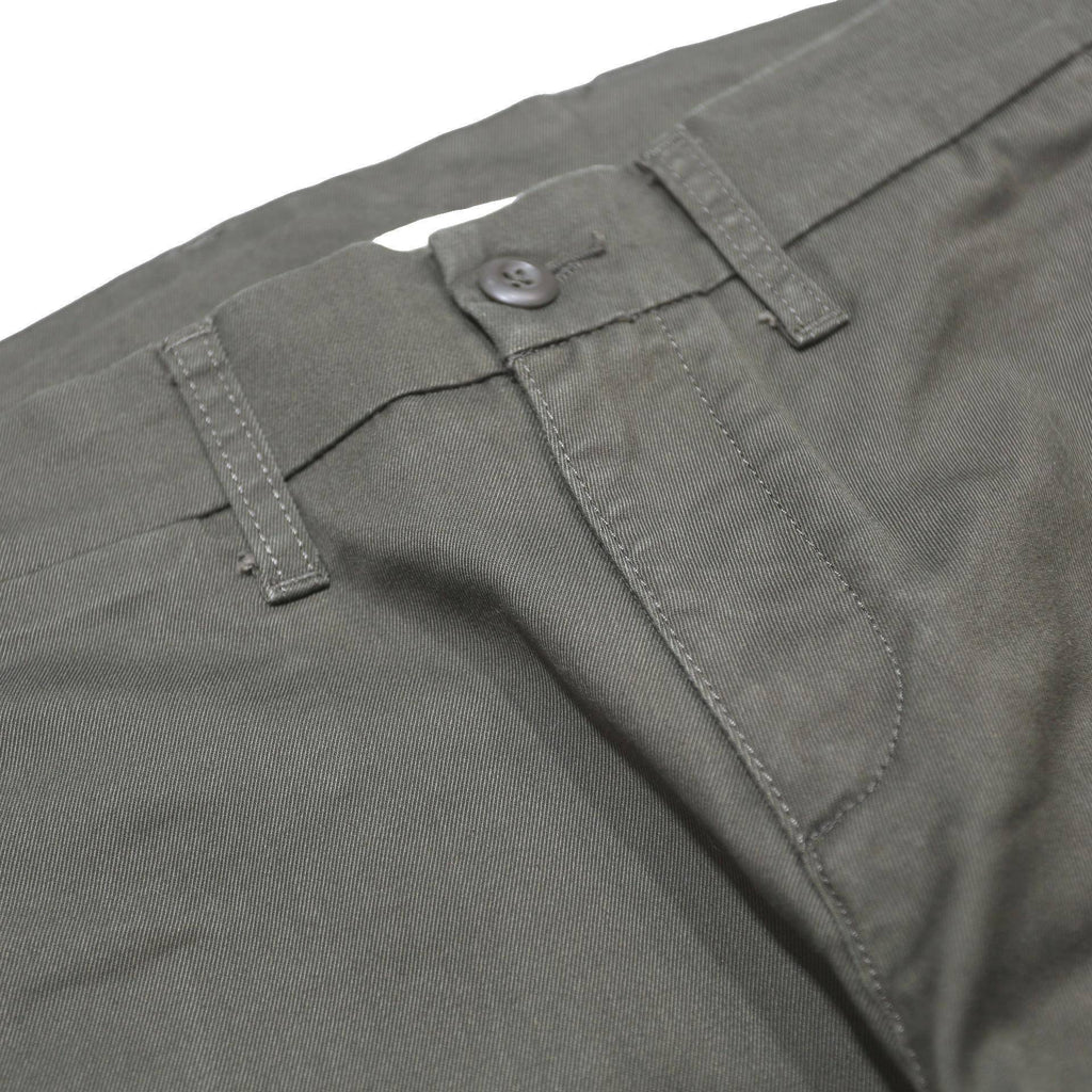 CARHARTT Mens Cotton Blend Green Slim Straight Trousers W28 L32 Casual Workwear