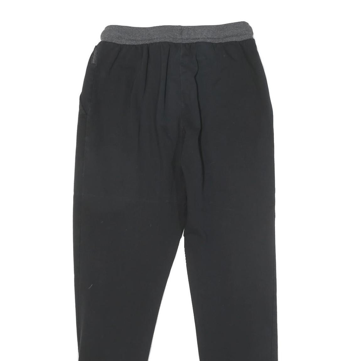 EMPORIO ARMANI Mens Joggers Black & Grey Slim Tapered S W26 L29 Comfort Wear