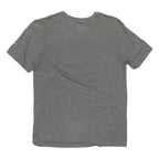 NIKE Mens Grey & Orange Graphic T-Shirt M Short Sleeve Crew Neck Cotton Blend
