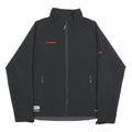 MAMMUT Womens Black Softshell Zip Jacket L Polyester Blend Outdoor Sportswear