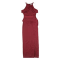 PHASE EIGHT Womens Maroon Sleeveless Maxi Dress Polyester Blend UK 6 Elegant