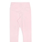 NIKE Womens Leggings Pink Slim Tapered Leg M W26 L24 Drawstring Activewear