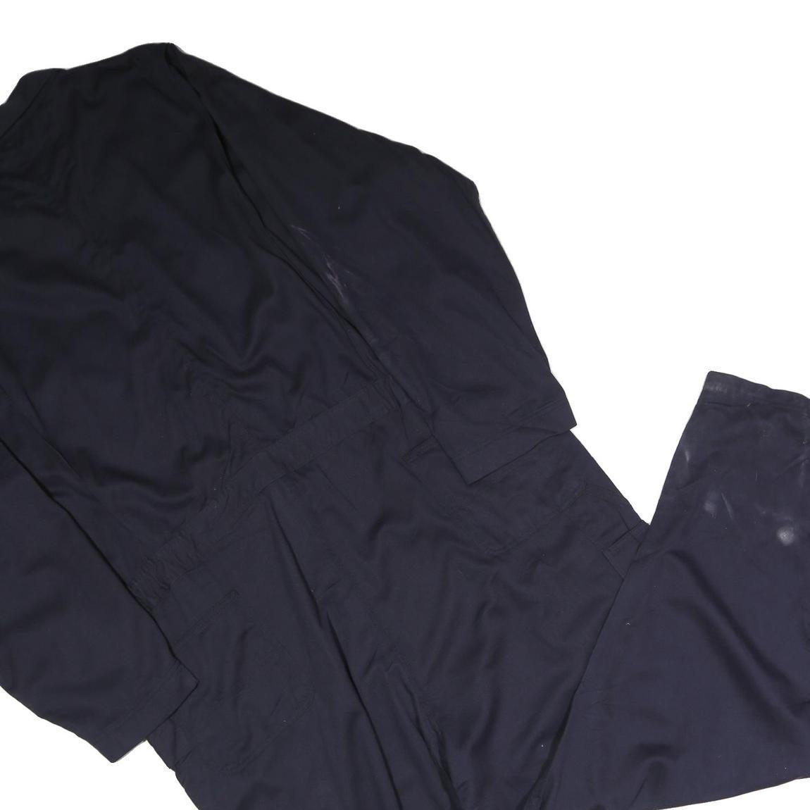 CARHARTT Mens Black Cotton Blend Dungarees Regular Fit Long Sleeve 3XL W25 L52