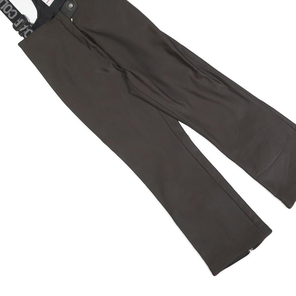 COLMAR Womens Black Dungarees Relaxed Polyester Blend XS W24 L27 Branded Straps