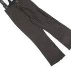 COLMAR Womens Black Dungarees Relaxed Polyester Blend XS W24 L27 Branded Straps