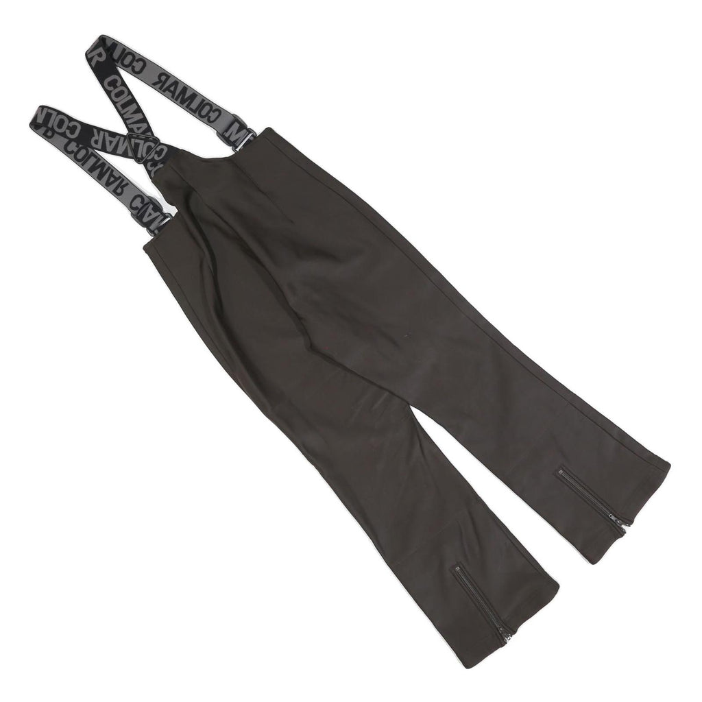 COLMAR Womens Black Dungarees Relaxed Polyester Blend XS W24 L27 Branded Straps