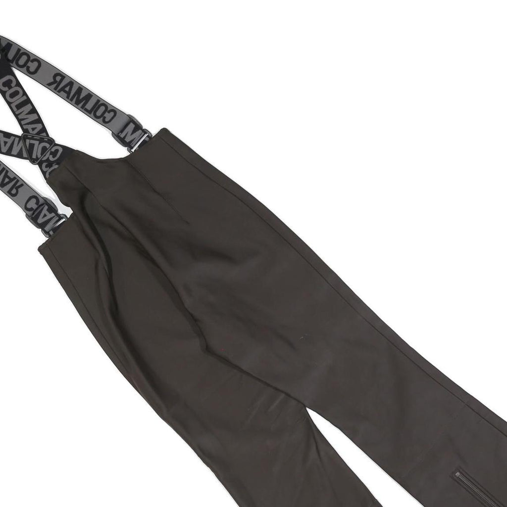 COLMAR Womens Black Dungarees Relaxed Polyester Blend XS W24 L27 Branded Straps