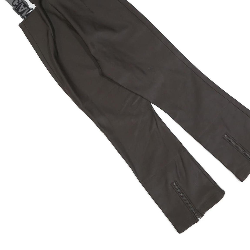 COLMAR Womens Black Dungarees Relaxed Polyester Blend XS W24 L27 Branded Straps