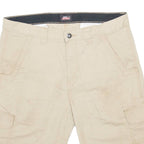 DICKIES Mens Workwear Shorts Beige Relaxed M W32