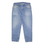 CARHARTT Mens Relaxed Cotton Denim Light W38 L30 Jeans Zip Closure Casual