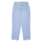 LEE Womens Jeans Blue Regular Mom W24 L24