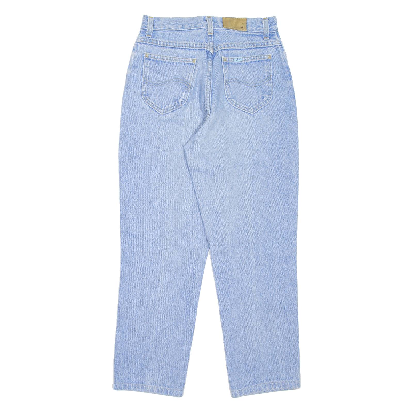 LEE Womens Jeans Blue Regular Mom W24 L24