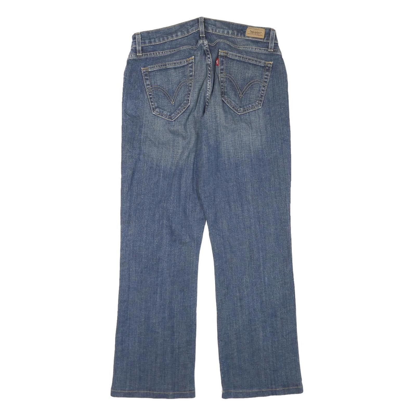 LEVI'S 529 Womens Jeans Blue Regular Bootcut Denim Medium W30 L28 Classic Fit