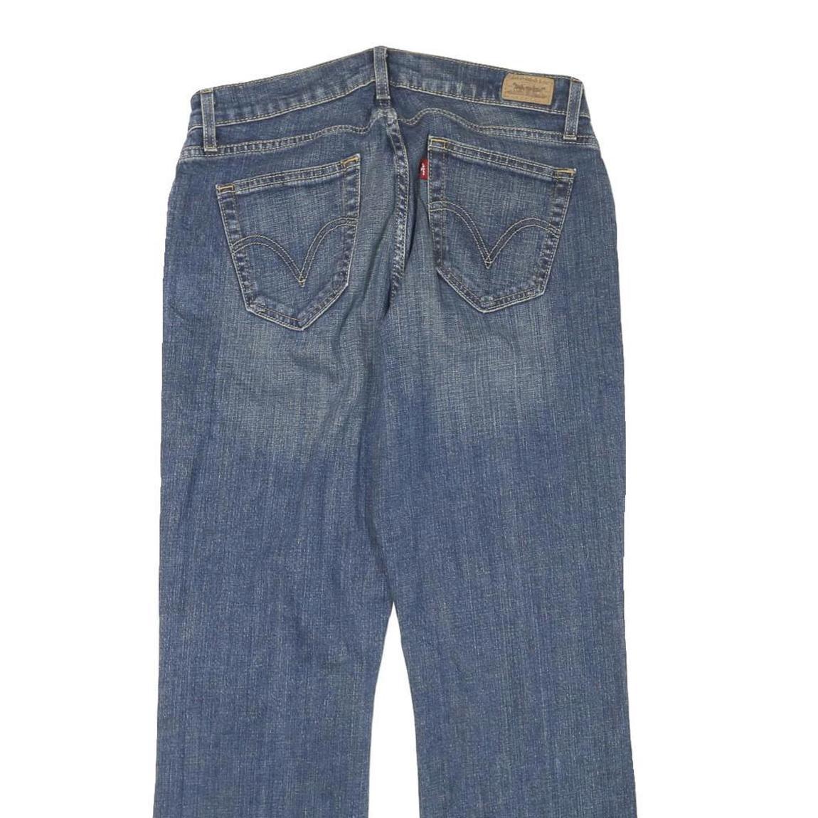 LEVI'S 529 Womens Jeans Blue Regular Bootcut Denim Medium W30 L28 Classic Fit