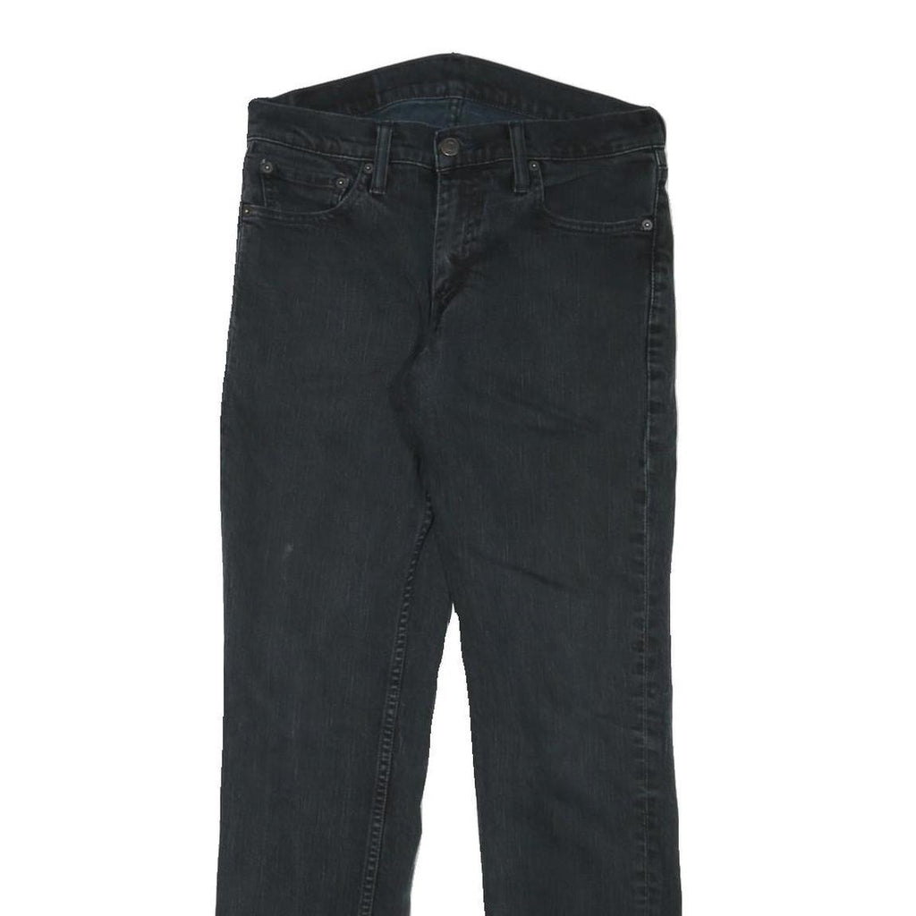 LEVI'S 511 Mens Jeans Black Slim Skinny Denim Medium W30 L32 Stylish Zip