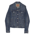 LEVI'S Mens Blue Denim Jacket M Cotton Blend Classic Casual Button Closure