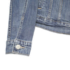 LEVI'S Mens Blue Denim Jacket M Cotton Blend Classic Casual Button Closure