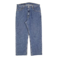 LEVI'S 505 Mens Jeans Blue Regular Straight Denim Medium W34 L26 Classic Fit Zip