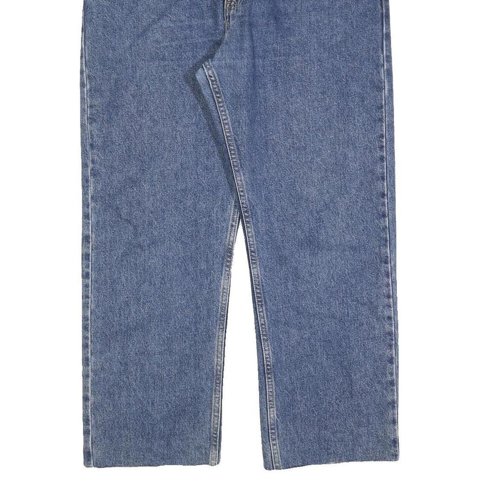 LEVI'S 505 Mens Jeans Blue Regular Straight Denim Medium W34 L26 Classic Fit Zip