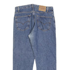 LEVI'S 505 Mens Jeans Blue Regular Straight Denim Medium W34 L26 Classic Fit Zip