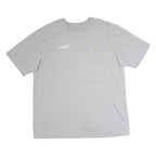 CARHARTT Mens Grey Graphic T-Shirt 2XL Short Sleeve Crew Neck Workwear Pocket