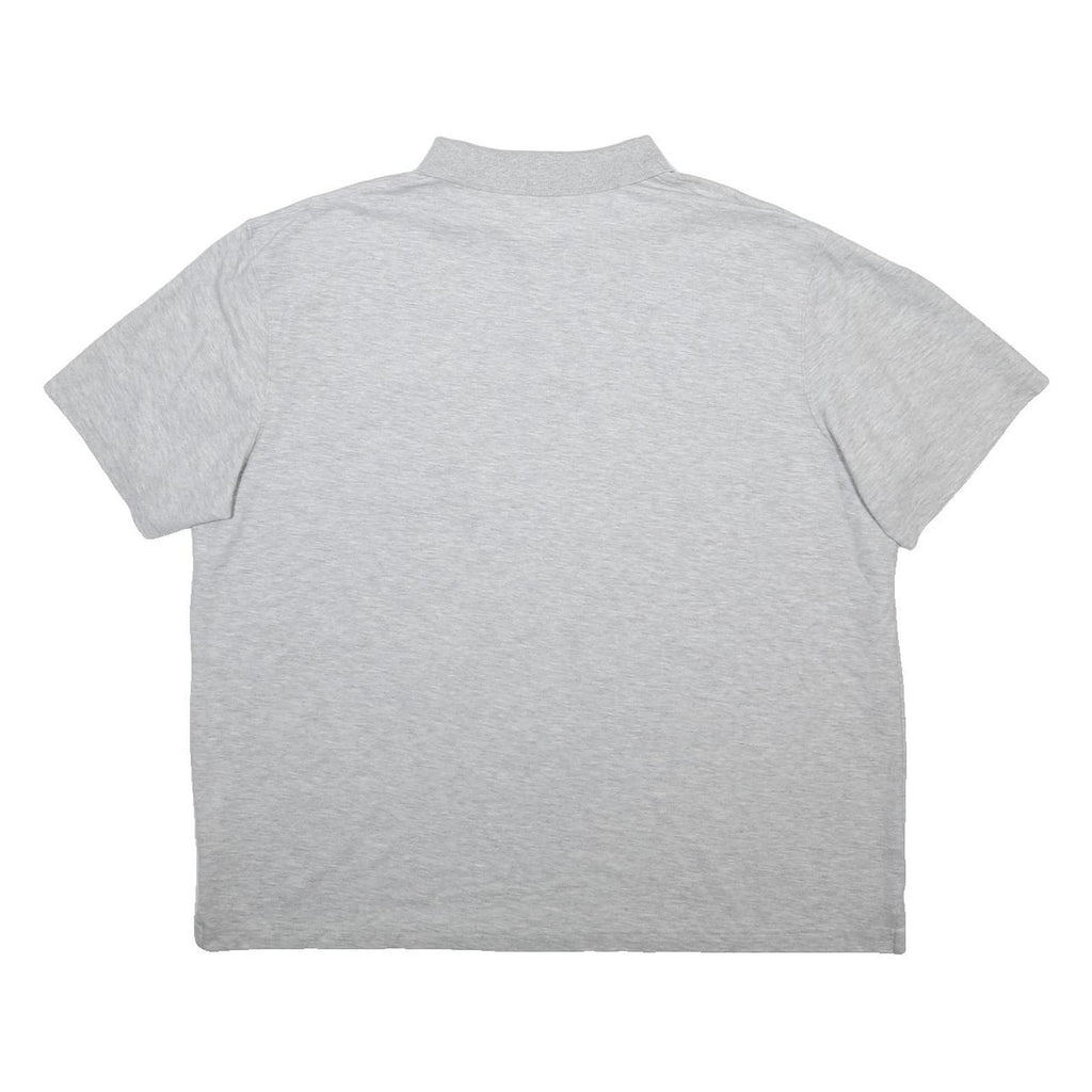 CARHARTT Mens Grey Short Sleeve Plain 2XL Cotton Blend Polo Shirt Casual