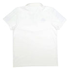 ADIDAS Mens White & Black Cotton Blend Polo Shirt M Short Sleeve Sportswear