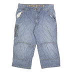 CAMEL ACTIVE Mens Denim Blue Casual Shorts L W36 Cotton Blend Lightweight