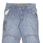 CAMEL ACTIVE Mens Denim Blue Casual Shorts L W36 Cotton Blend Lightweight