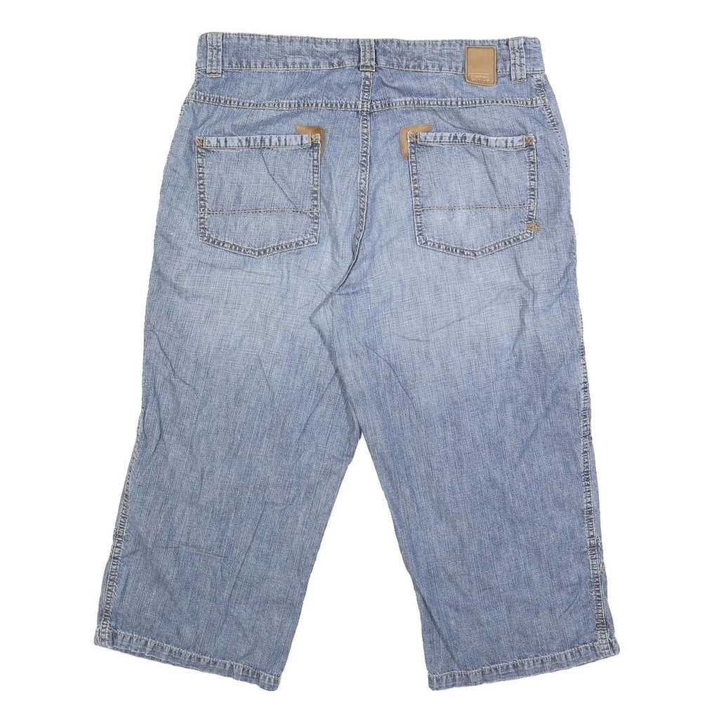 CAMEL ACTIVE Mens Denim Blue Casual Shorts L W36 Cotton Blend Lightweight