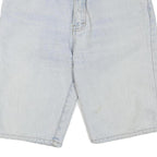Mens Light Blue Denim Shorts S W29 Casual Cotton Blend Relaxed Fit