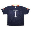 KNIGHTS APPAREL Mens Navy Blue Auburn Tigers Graphic T-Shirt XL V-Neck Short