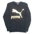 PUMA Womens Sweatshirt Black S