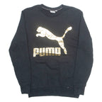 PUMA Womens Sweatshirt Black S