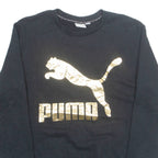 PUMA Womens Sweatshirt Black S