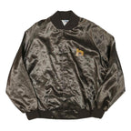 WESTARK Mens Brown & Black Home Building Center Satin Button Jacket 2XL