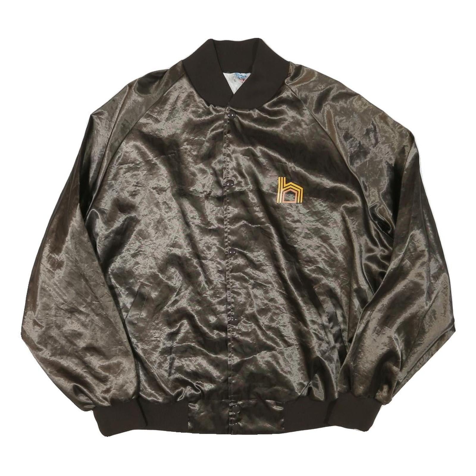 WESTARK Mens Brown & Black Home Building Center Satin Button Jacket 2XL