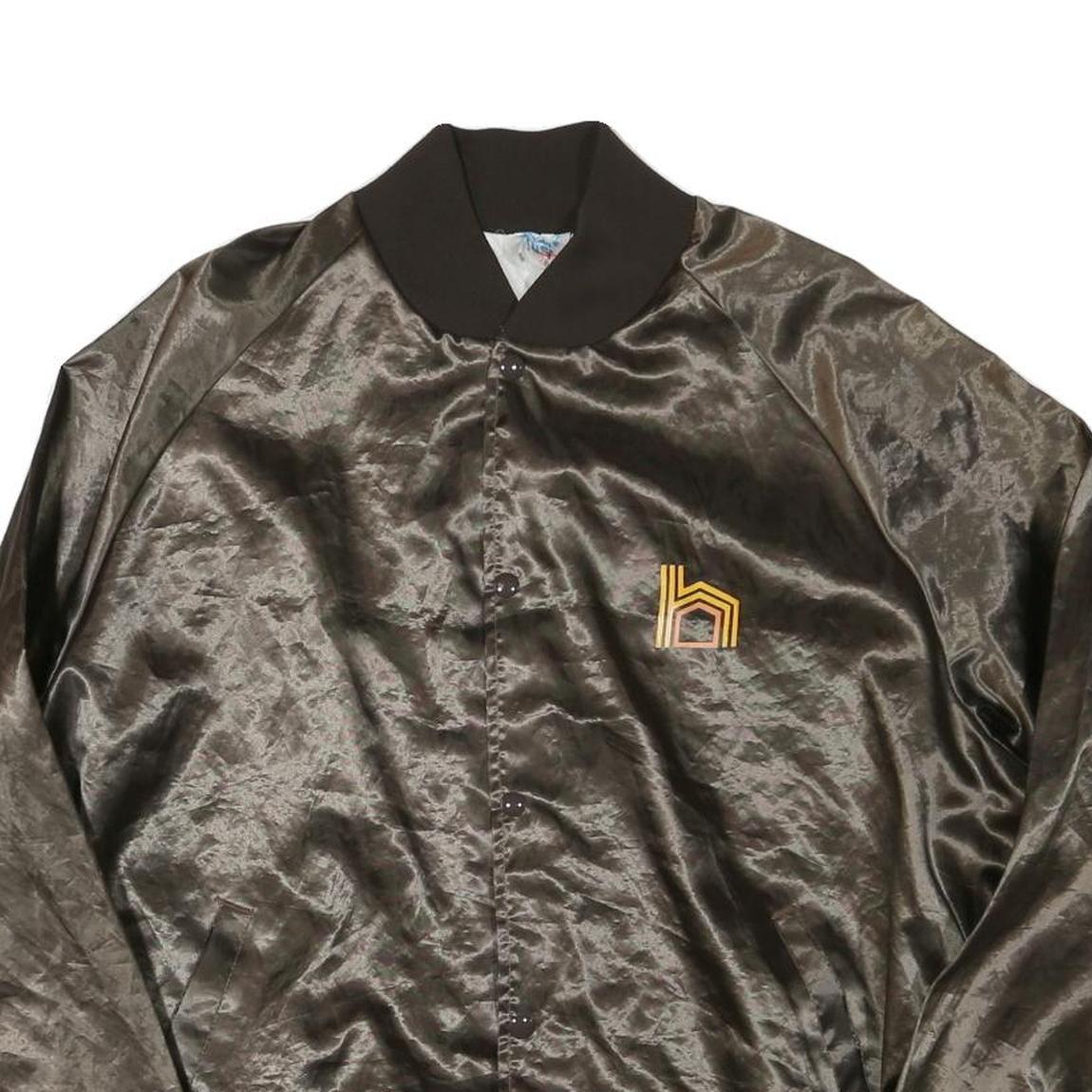 WESTARK Mens Brown & Black Home Building Center Satin Button Jacket 2XL