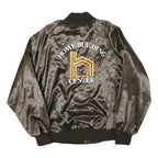 WESTARK Mens Brown & Black Home Building Center Satin Button Jacket 2XL