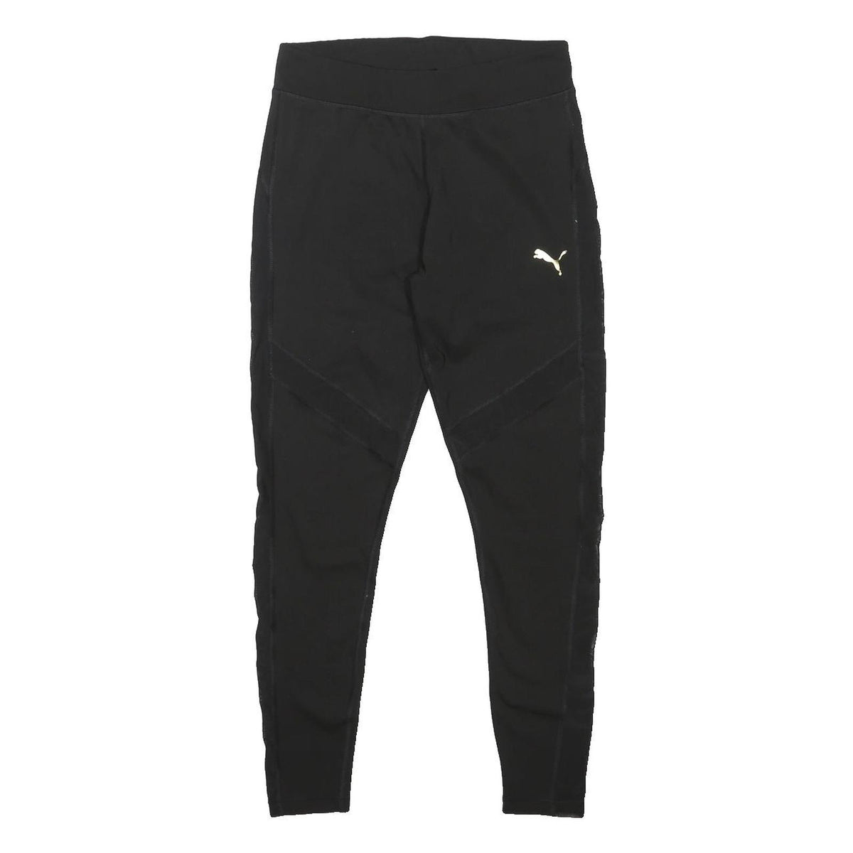 PUMA Womens Joggers Black Slim Tapered L W28 L27 Sports Activewear Bottoms