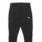 PUMA Womens Joggers Black Slim Tapered L W28 L27 Sports Activewear Bottoms
