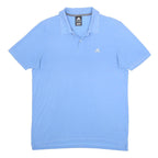 ADIDAS Mens Blue Polo Shirt XL Cotton Blend Short Sleeve Basic Casual Sports