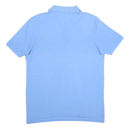 ADIDAS Mens Blue Polo Shirt XL Cotton Blend Short Sleeve Basic Casual Sports